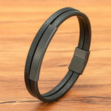 2pcs Stainless Steel Magnetic Clasps 10x3mm Hole DIY Bracelet Jewelry