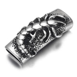 2pcs Stainless Steel Scorpion Slider Beads for Bracelet Making