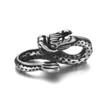 2pcs Stainless Steel Snake S Hooks for 3mm Leather Bracelet Jewelry Making