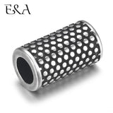 2pcs Stainless Steel Tube Beads 6mm Cylinder Bead for Bracelet DIY Accessories