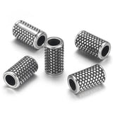 2pcs Stainless Steel Tube Beads 6mm Cylinder Bead for Bracelet DIY Accessories