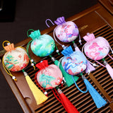2pcs Embroidery Car Pendant Gift Bag Jewelry Storage