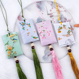 2pcs Tassel Sachet Jewelry Storage Bag Brocade Purse Fragrance