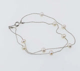 Baroque Pearl Bracelet White/Pink/Purple 8 Inch