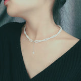 Freshwater Pearl Rice Beads 5-6mm Necklace