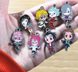 Japanese The Seven Deadly Sin DIY Jewelry Making Charms Set