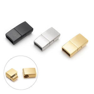 2sets Square Magnetic Clasp for DIY 8x3mm Leather Cord Bracelets