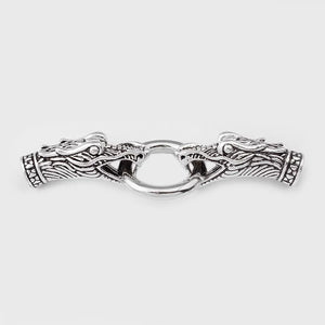 Tibetan Dragon Head End Caps for 7mm Leather Cord