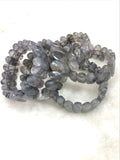 Natural Blood Jasper Fluorite Quartz Bracelet Strand DIY