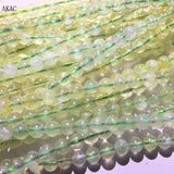Natural Prehnite Loose Beads for Jewelry DIY Making