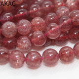 Natural Star Strawberry Quartz Loose Beads 8-8.8mm DIY Making Design