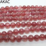 Natural Star Strawberry Quartz Loose Beads 8-8.8mm DIY Making Design
