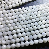 Natural Rainbow Moonstone Strand Loose Beads 7+-0.3mm