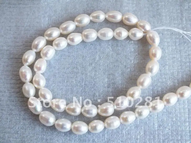 2strands/lot 7-8mm Rice Freshwater Pearls