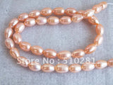 2strands/lot 7-8mm Rice Freshwater Pearls