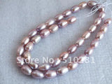 2strands/lot 7-8mm Rice Freshwater Pearls