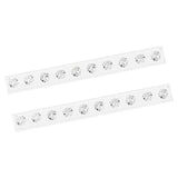 Acrylic Necklace Hanger Jewelry Organizer Storage 10 Hooks Transparent