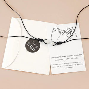 Glowing Night Necklace for Couples Luminous Bead Pendant on Rope Chain