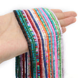 Natural Stone Beads Spacer Cube Charms Finding DIY Jewelry Making Accessories