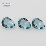 Pear Shape Glass Beads 106# Synthetic Gems for Jewelry