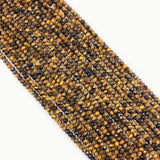 Tiger Eye Natural Stone Spacer Beads Bulk DIY Jewelry Women Accessories