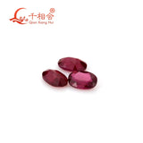2x3MM Ruby Gemstone Loose Oval Red Natural