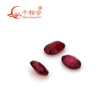 2x3MM Ruby Gemstone Loose Oval Red Natural