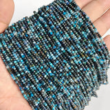Mixed Stone Wheel Beads for DIY Jewelry 15"