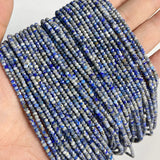 Mixed Stone Wheel Beads for DIY Jewelry 15"