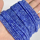 Mixed Stone Wheel Beads for DIY Jewelry 15"
