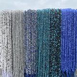Mixed Stone Wheel Beads for DIY Jewelry 15"