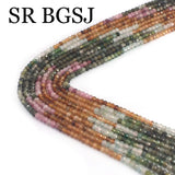 2x3mm Tourmaline Rondelle Beads for Jewelry Making