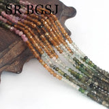 2x3mm Tourmaline Rondelle Beads for Jewelry Making