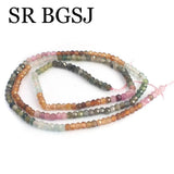 2x3mm Tourmaline Rondelle Beads for Jewelry Making