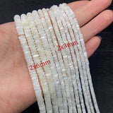 2x3mm Mother of Pearl Shell Beads for Jewelry Making