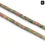 2x3mm Small Gemstone Spacer Bead for DIY Jewelry Making