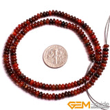 Natural Stone Rondelle Spacer Beads Sardonyx Carnelian for Jewelry Making