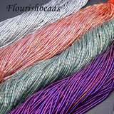 2x4mm Glass Crystal Spacer Beads for DIY Jewelry Making