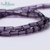 2x4mm Long Cube Czech Crystal Beads For Making Jewelry Accessories