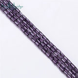 2x4mm Long Cube Czech Crystal Beads For Making Jewelry Accessories