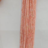 2x4mm Natural Coral Beads Tube Shape Loose Beads 16''
