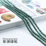 2x4mm Natural Stone Heishi Beads Loose Spacer Agates Jades Gem Stone Beads