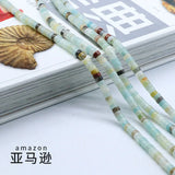 2x4mm Natural Stone Heishi Beads Loose Spacer Agates Jades Gem Stone Beads