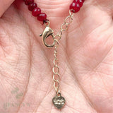 Red Chalcedony Baroque Pearl Necklace 18 inches Classic Jewelry