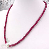 Red Chalcedony Baroque Pearl Necklace 18 inches Classic Jewelry