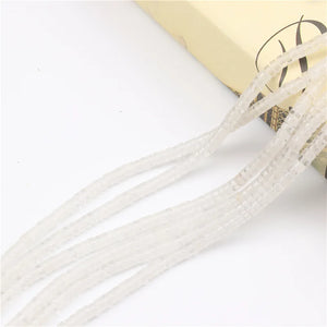 2x4mm Crystal Flat Disc Spacer Beads Jewelry Making Charm