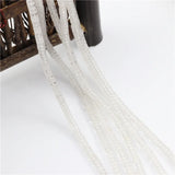 2x4mm Crystal Flat Disc Spacer Beads Jewelry Making Charm