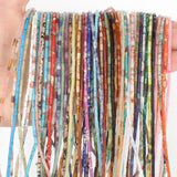 Rhodonite Howlite Jades Tiger Eye Cylinder Beads for DIY Bracelet