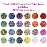 Multicolor Glass Seed Beads Box Jewelry Kit with Tools for DIY Bracelet Rings