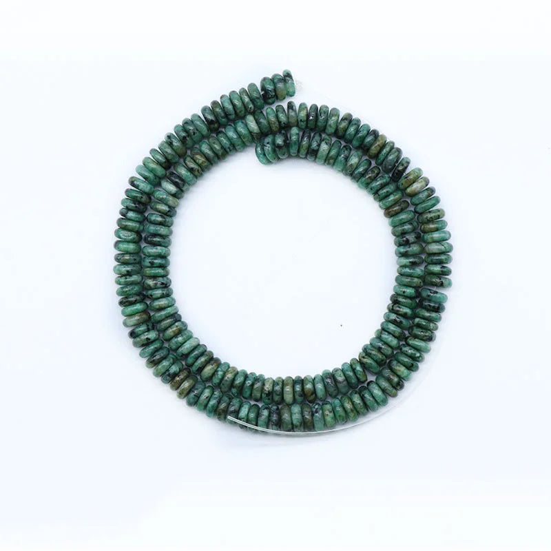 2x6mm Small Heishi Spacer Beads Natural Stone DIY Necklace Bracelets